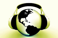 PodCast (Globe with Headset)